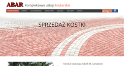 Desktop Screenshot of abar-bruk.pl